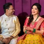 A Newlywed Couple in Their Wedding Clothes